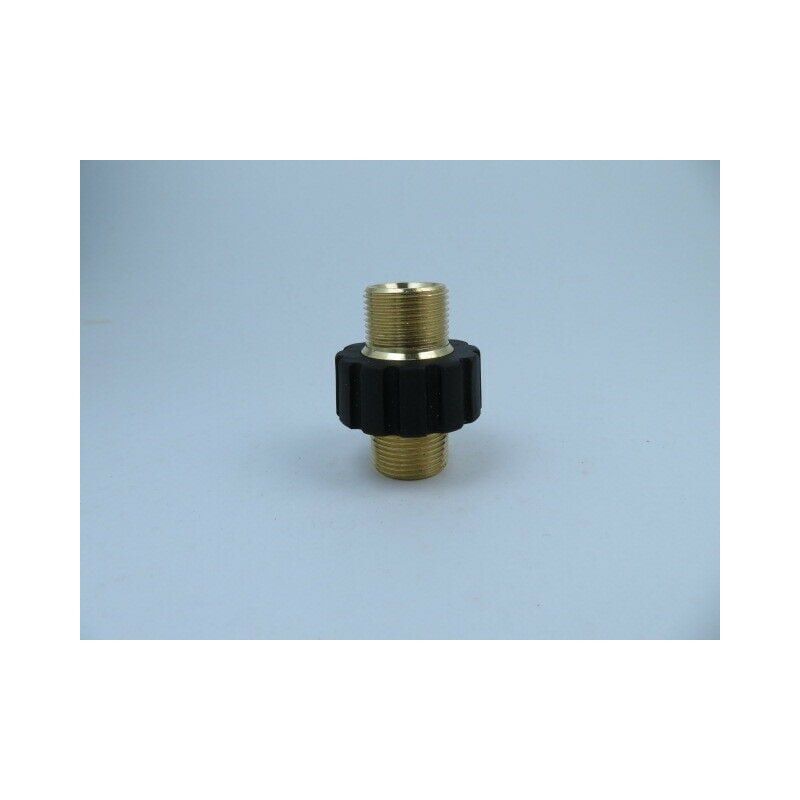 foto del prodotto connettore rapido per tubo flessibile monopezzo, raccordo filettato m22 x 1,5 kit connettore pressione doppio maschio adattatore per pulizia