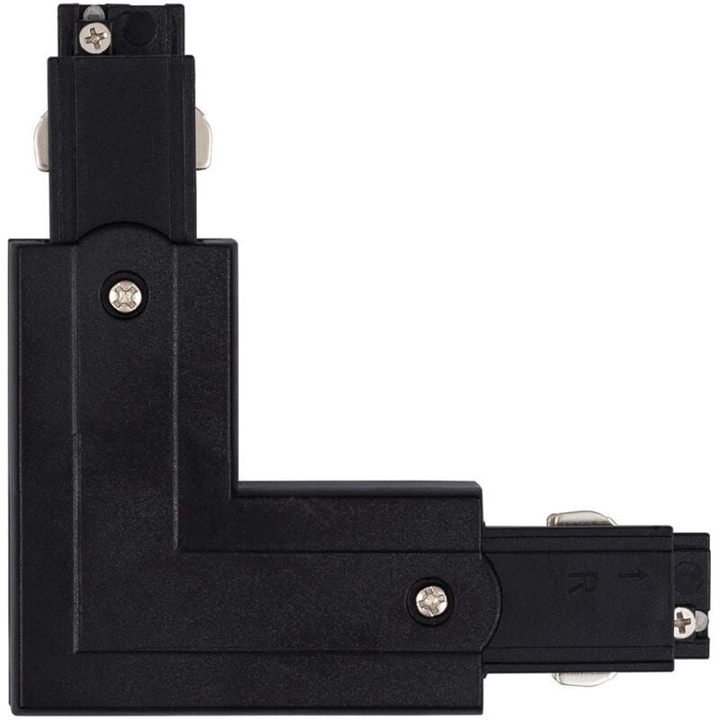 foto del prodotto connettore right side tipo l per binario trifase nero