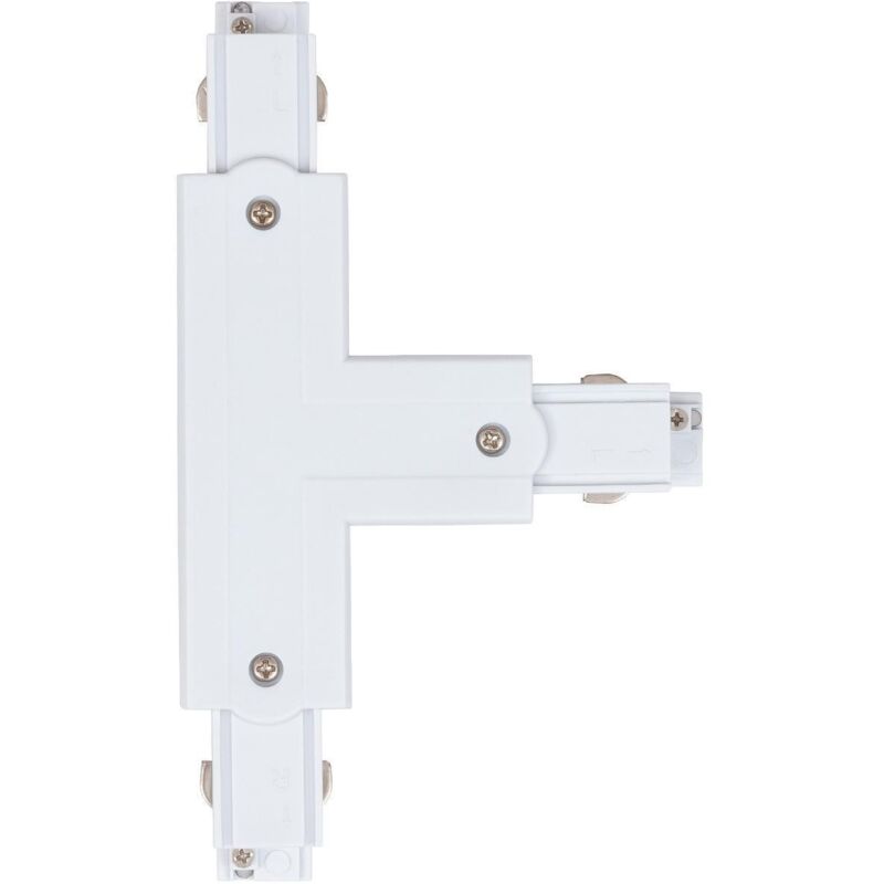 foto del prodotto connettore right side tipo t per binario trifase bianco