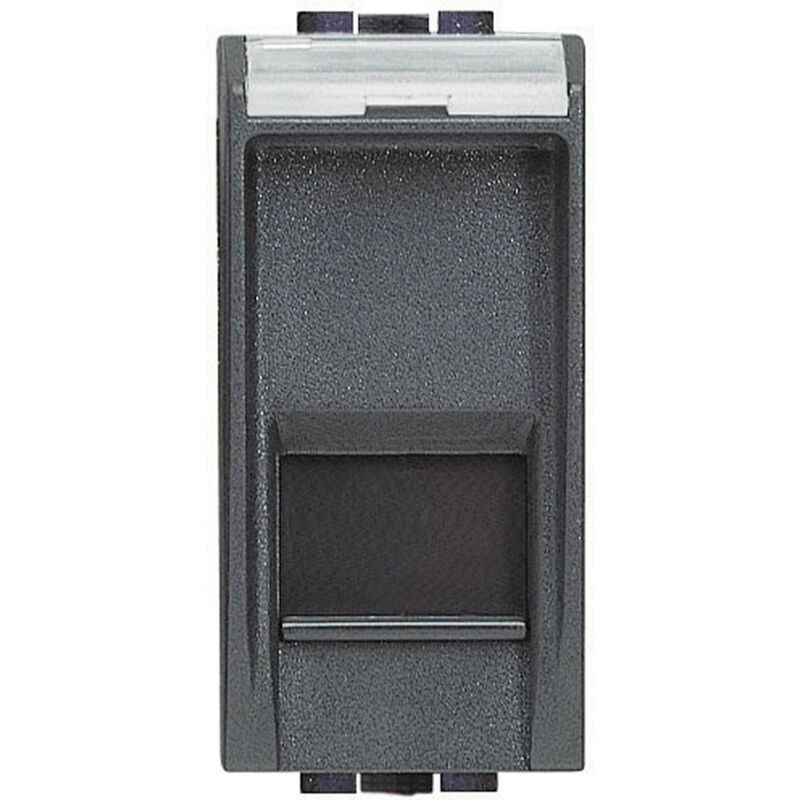foto del prodotto connettore rj45 bticino livinglight categoria 6a utp antracite l4279c6