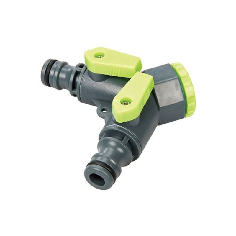 foto del prodotto connettore rubinetto a 2 vie 3 4'' bsp e 1 2' maschio