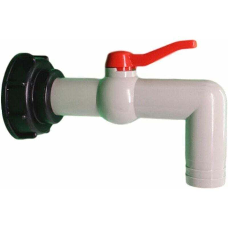 foto del prodotto connettore rubinetto in plastica ibc 1000l, adattatore per serbatoio di scarico con filettatura grossa da 60 mm per rubinetto da giardino con