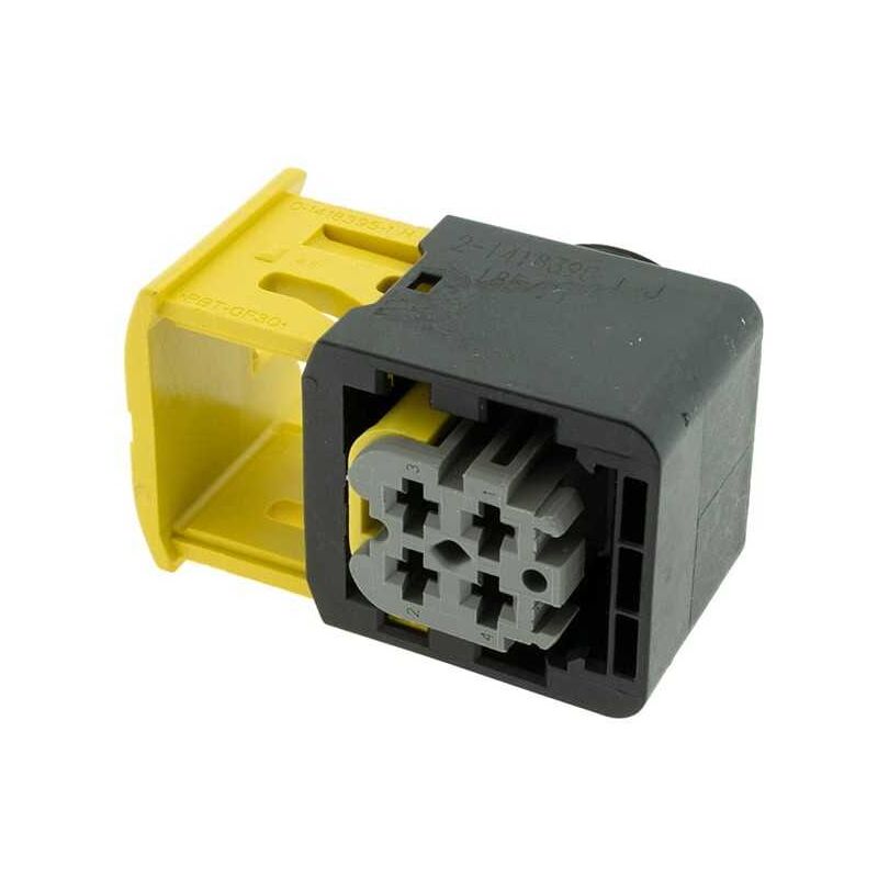 foto del prodotto connettore serie mcp 2.8 hsg porta femmina 4 vie grigio