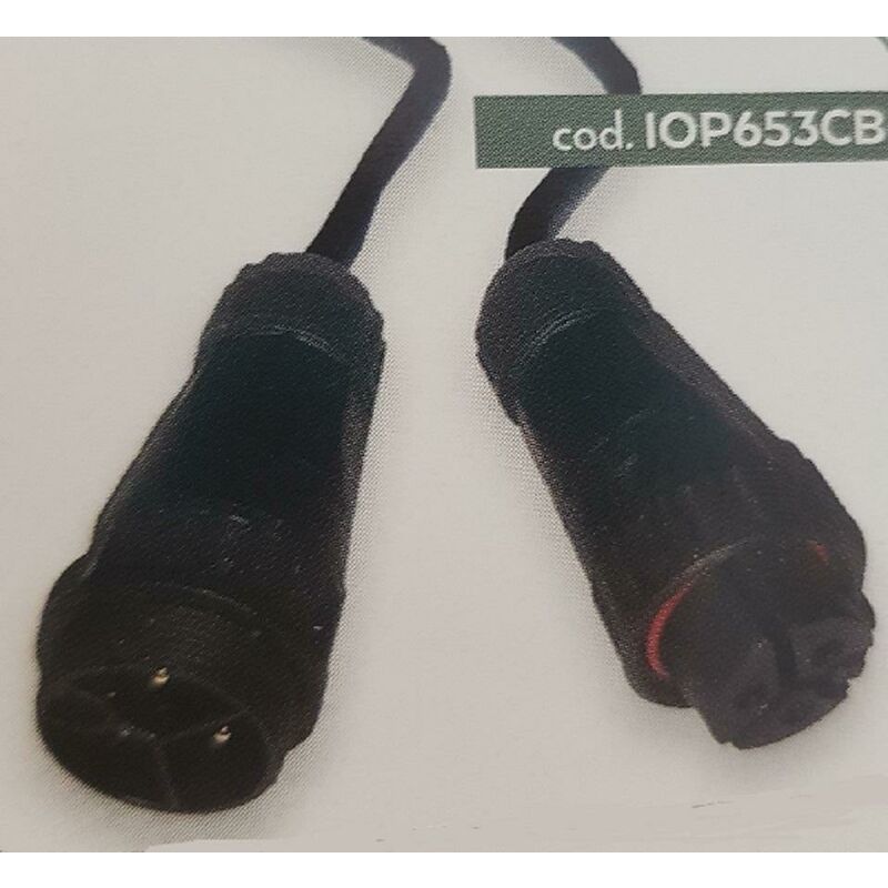 foto del prodotto connettore super fast tripipolare per proiettore led nero iop653cb mcair
