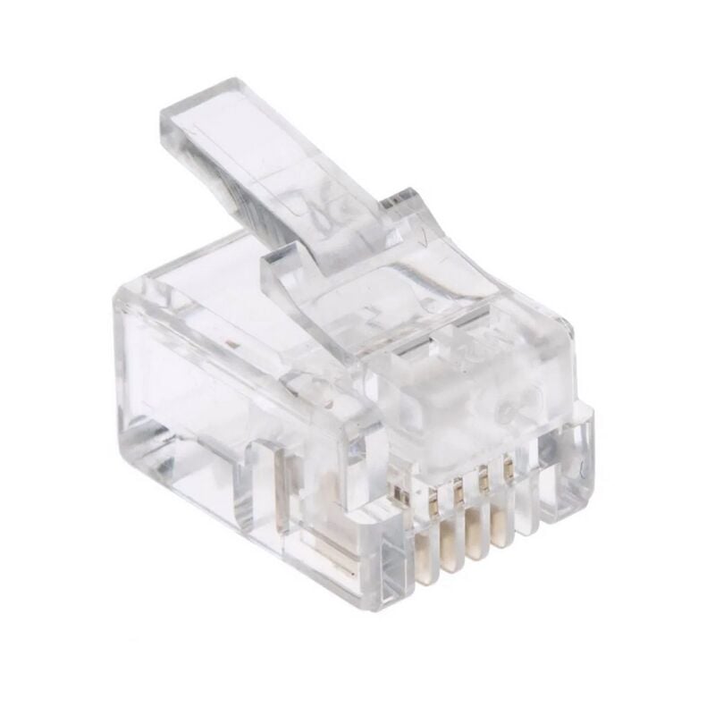 foto del prodotto connettore telefonico plug rj11 confezione 8pz aigostar