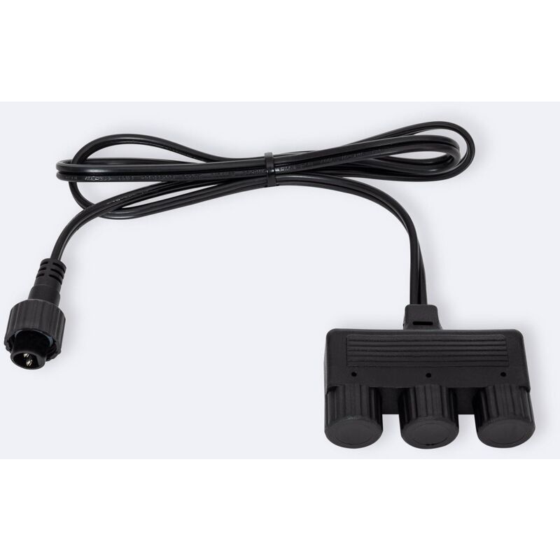 foto del prodotto connettore triplo easyfit 12v nero