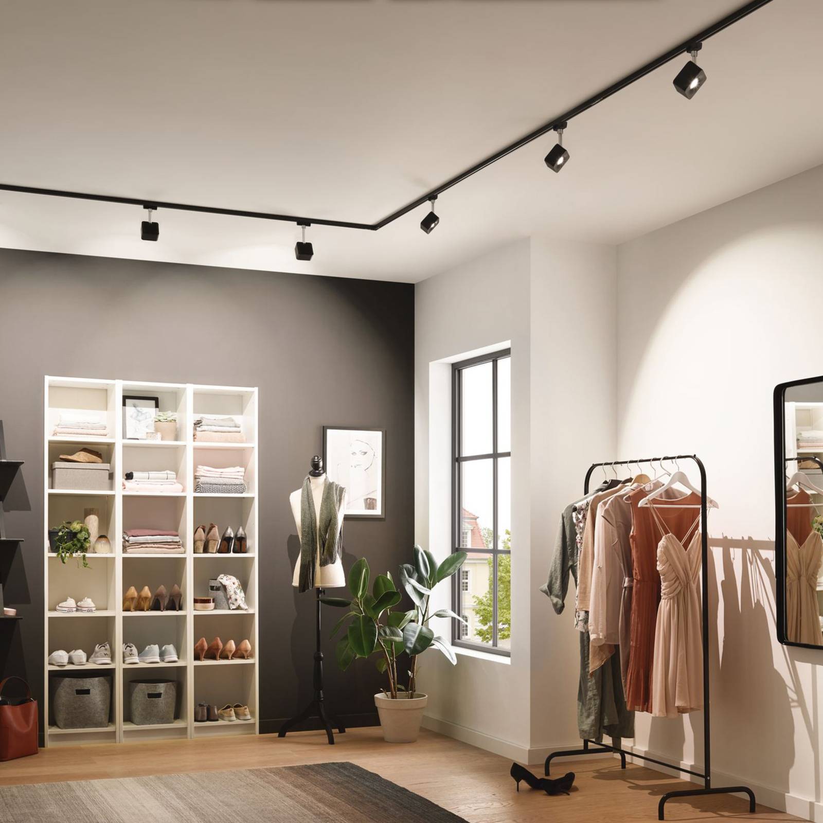 foto del prodotto connettore urail flex nero opaco paulmann