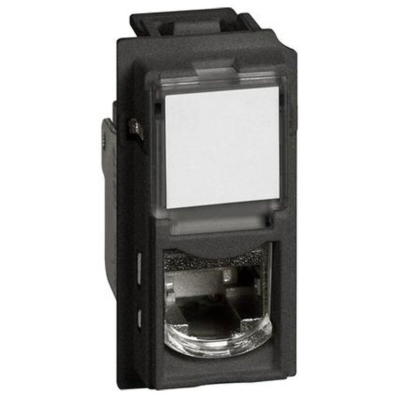 foto del prodotto connettori rj45 bticino living now toolless stp cat6a nero kg4279c6as