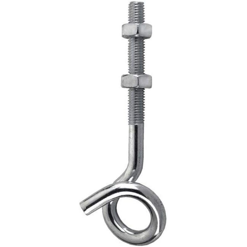 foto del prodotto connex 2 pezzi ganci a soffitto tergiversat 10x140mm in acciaio zincato