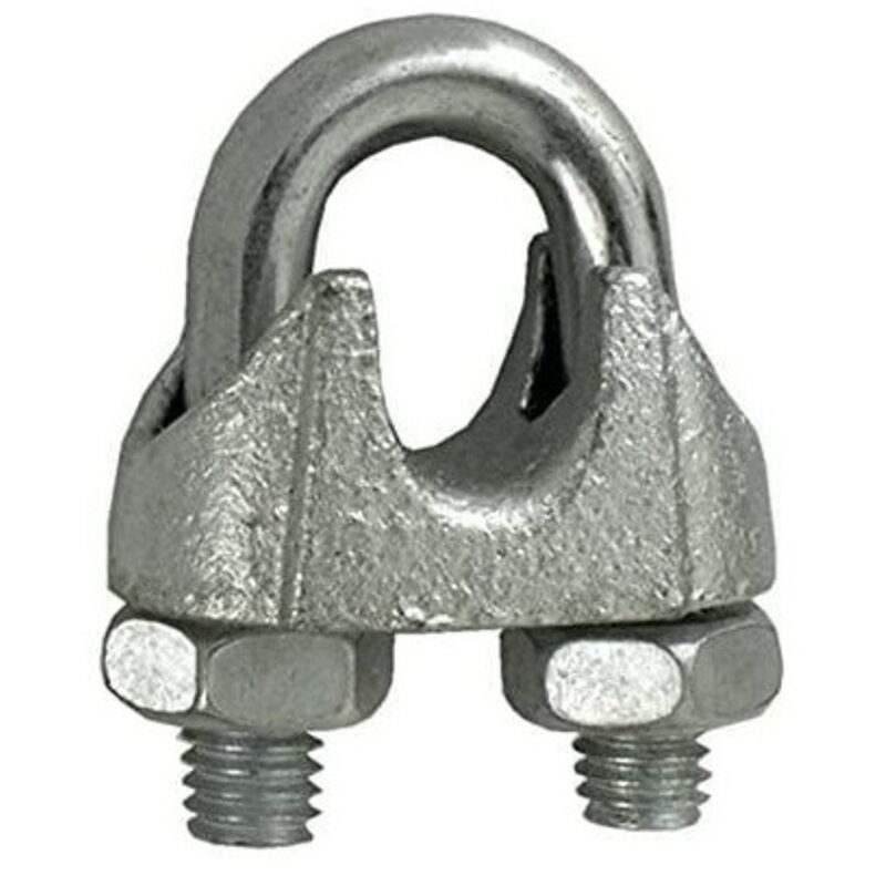 foto del prodotto connex 2 pezzi morsetti per funi metalliche in acciaio inossidabile 6mm