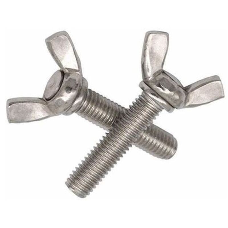 foto del prodotto connex 3 bulloni a galletto zincati mm6x40