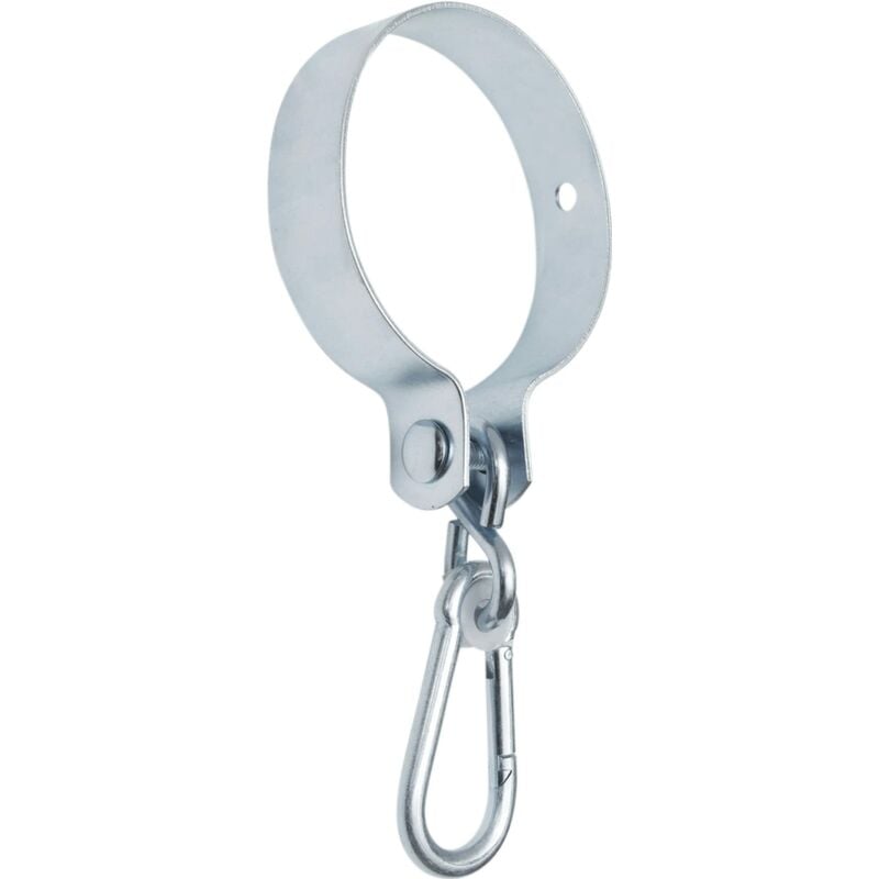 foto del prodotto connex dy270509 gancio per altalena con bracciale, zincato, argento, 120 mm