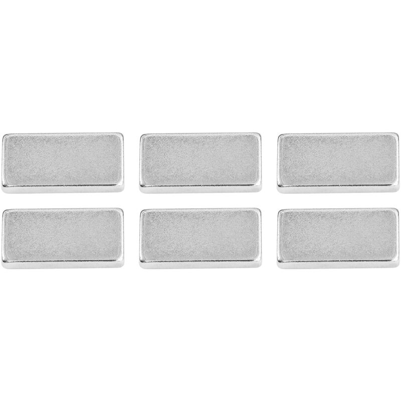 foto del prodotto connex dy7100008 mts magnete calamite al neodimio, forma quadrata, forza adesiva 4 kg, confezione, 0, 20 x 10 x 3 mm 6 st ck , 6 unit 