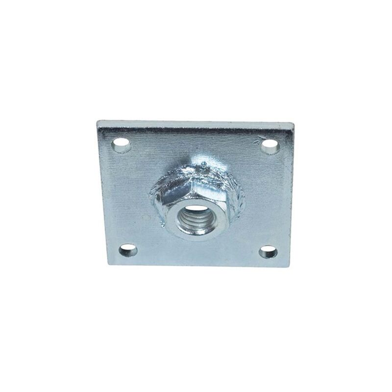 foto del prodotto connex - piastrina con dado saldato 50x50mm filetto m8