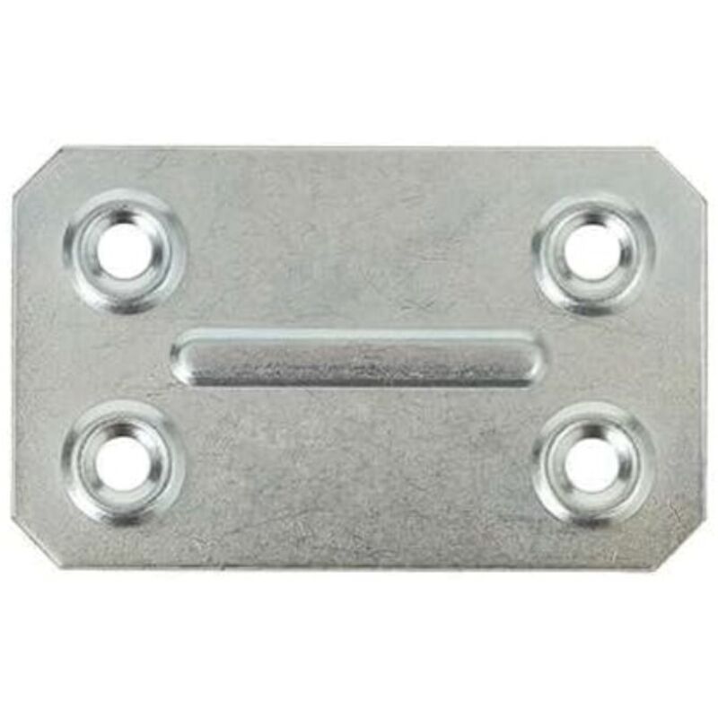 foto del prodotto connex piastrina diritta 67x40mm spessore 1 mm 4 pz