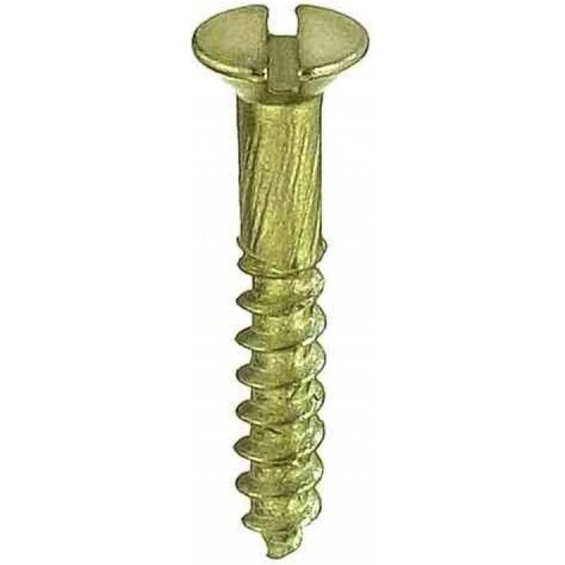 foto del prodotto connex viti per legno a testa piana svasata in ottone 3,0x25mm p.12