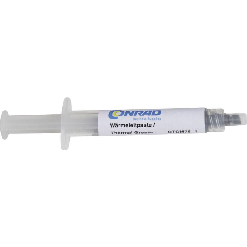 foto del prodotto conrad components ctcm78 1 pasta termoconduttiva 7.8 w mk 2.1 g temperatura max. 150 c