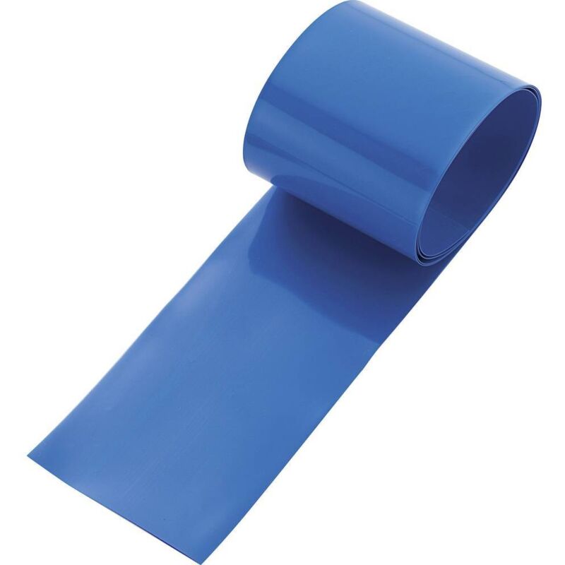 foto del prodotto conrad components tru components 93014c88d termoretraibile per batterie senza colla blu 55 mm 27.50 mm restringimento 2 1 1 pz.