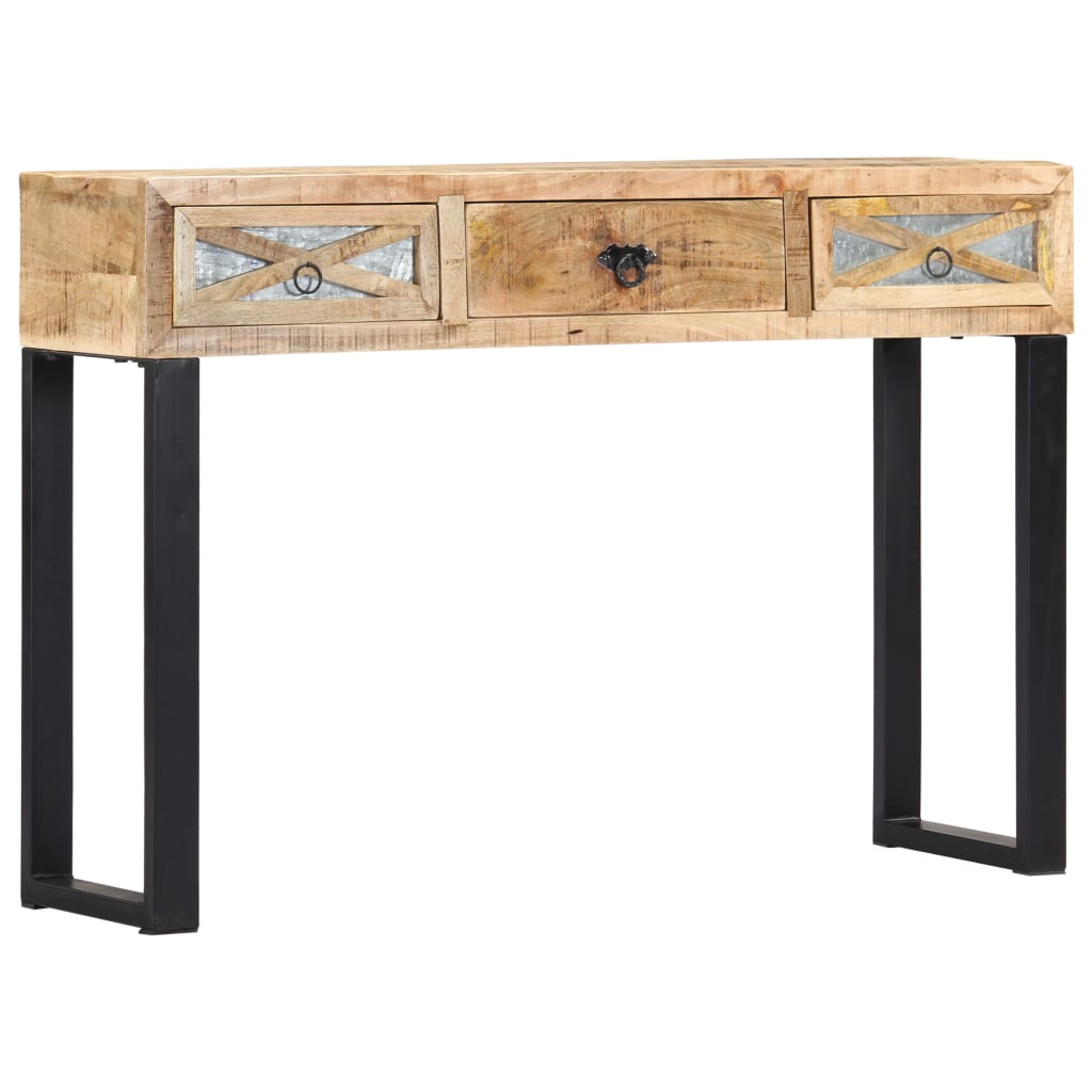 foto del prodotto consolle 110x30x76 cm in legno massello di mango cod mxl 5809