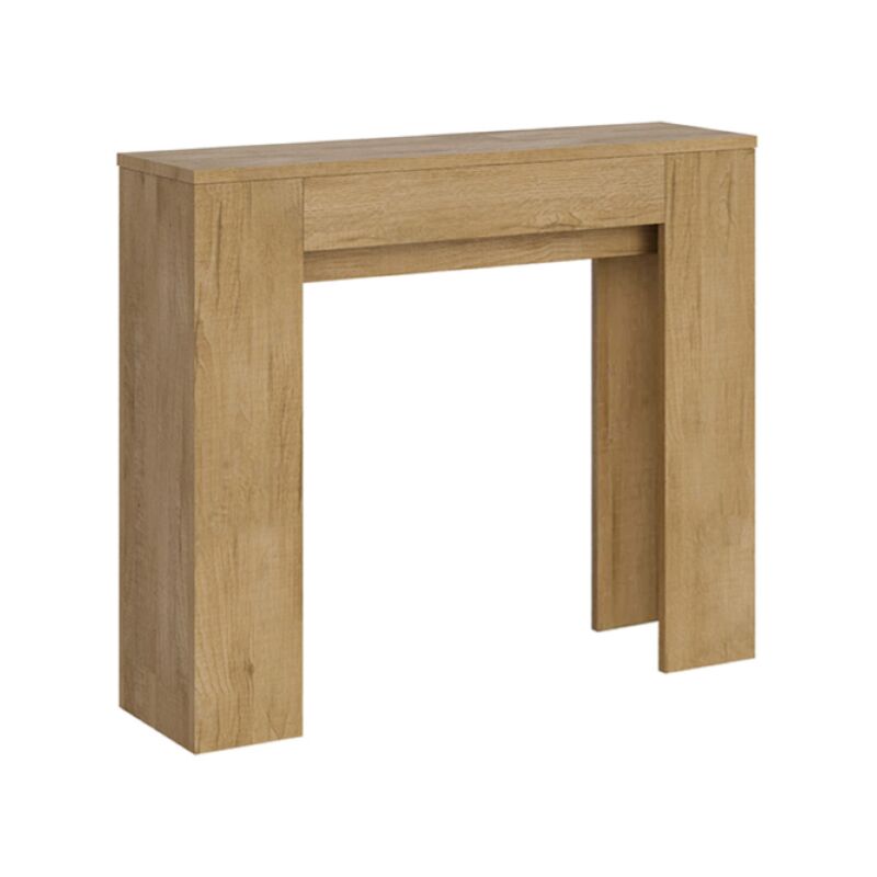 foto del prodotto consolle 90x25 cm allungabile fino a 181 cm in nobilitato quercia natura slick