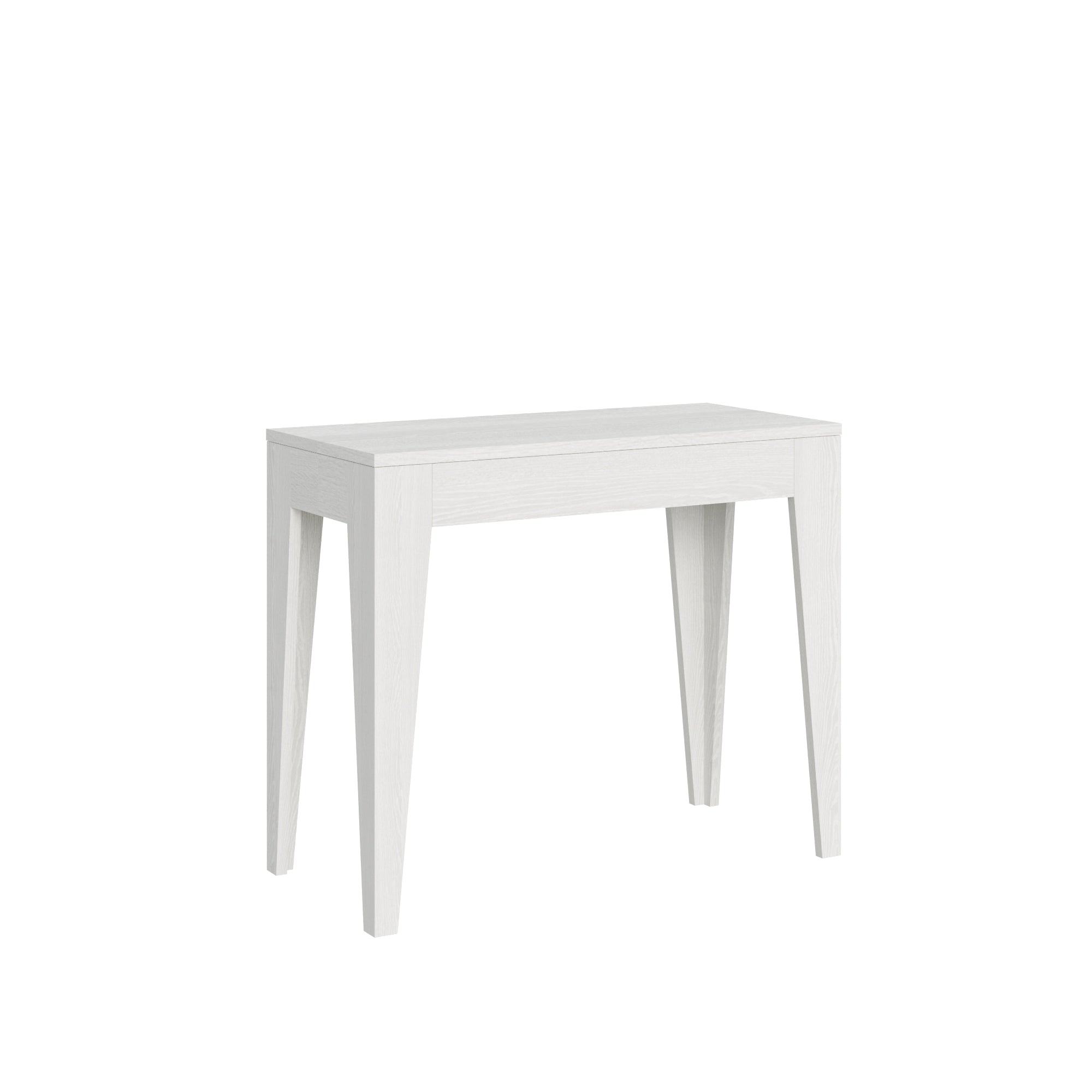 foto del prodotto consolle allungabile 90 302x42x77 cm in nobilitato bianco