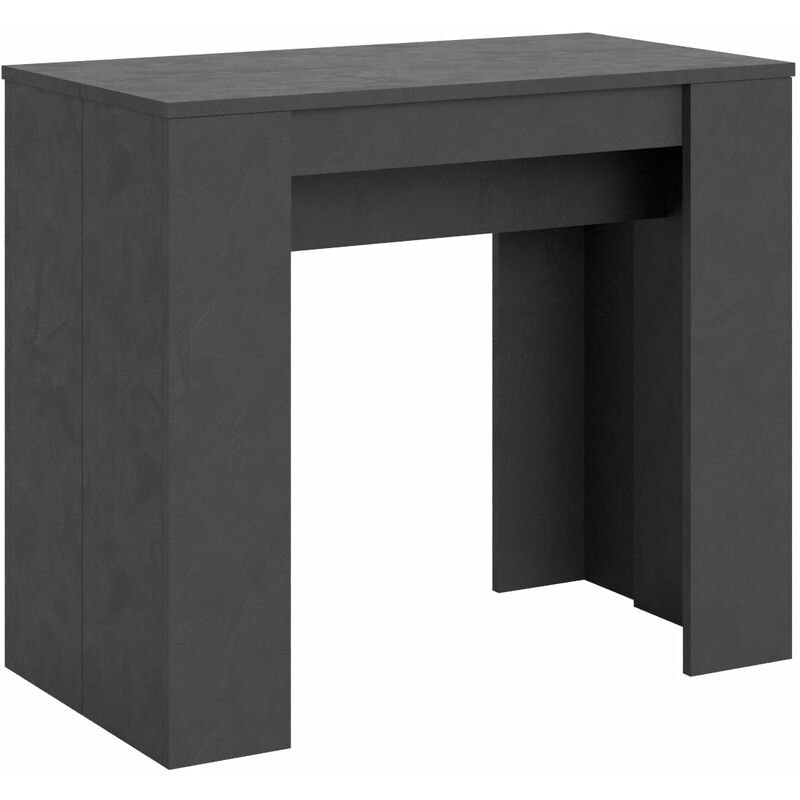 foto del prodotto consolle allungabile 90 308x48x77 cm in nobilitato grigio