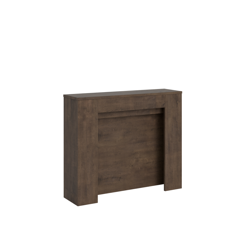 foto del prodotto consolle allungabile 90x25 211 cm kiba noce
