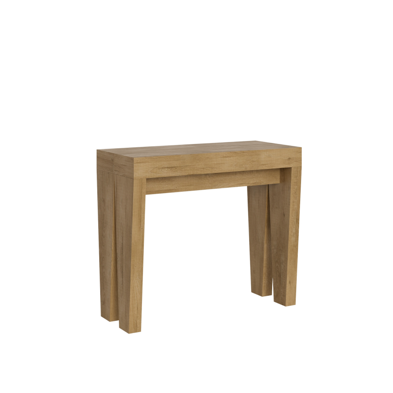 foto del prodotto consolle allungabile 90x40 196 cm spimbo small quercia natura