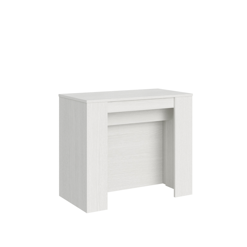 foto del prodotto consolle allungabile 90x48 296 cm venus bianco frassino
