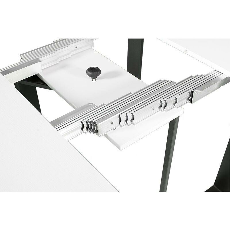 foto del prodotto consolle allungabile in legno e ferro h77x40x90 300cm itamoby tecno rovere classica