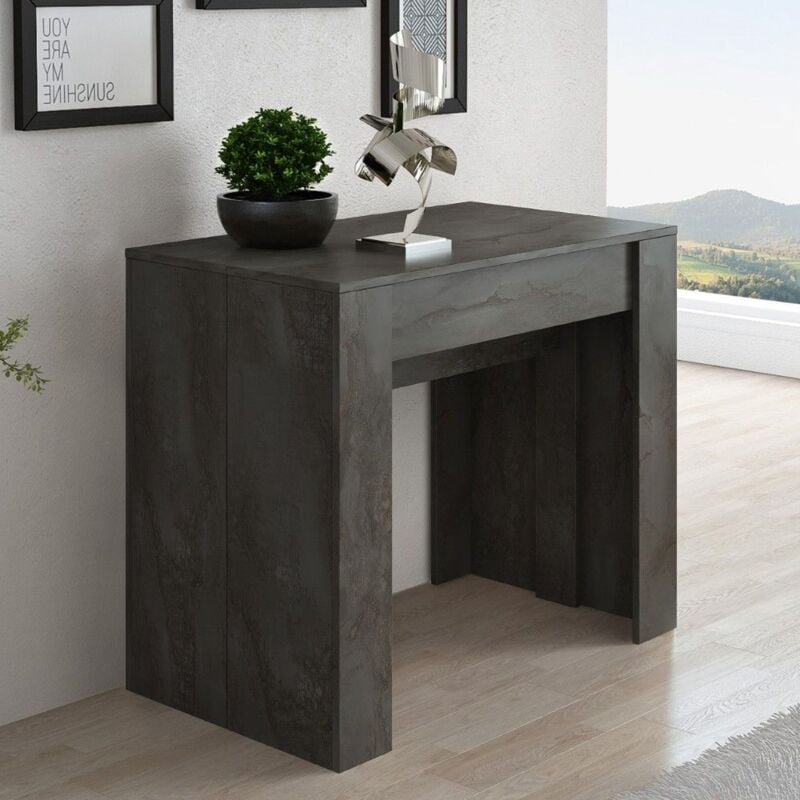 foto del prodotto consolle allungabile luka 90x51,6x76,6h cm colore ossido