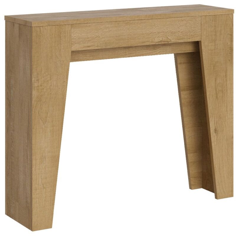 foto del prodotto consolle allungabile narrow colore quercia natura dimensioni 90x25 181