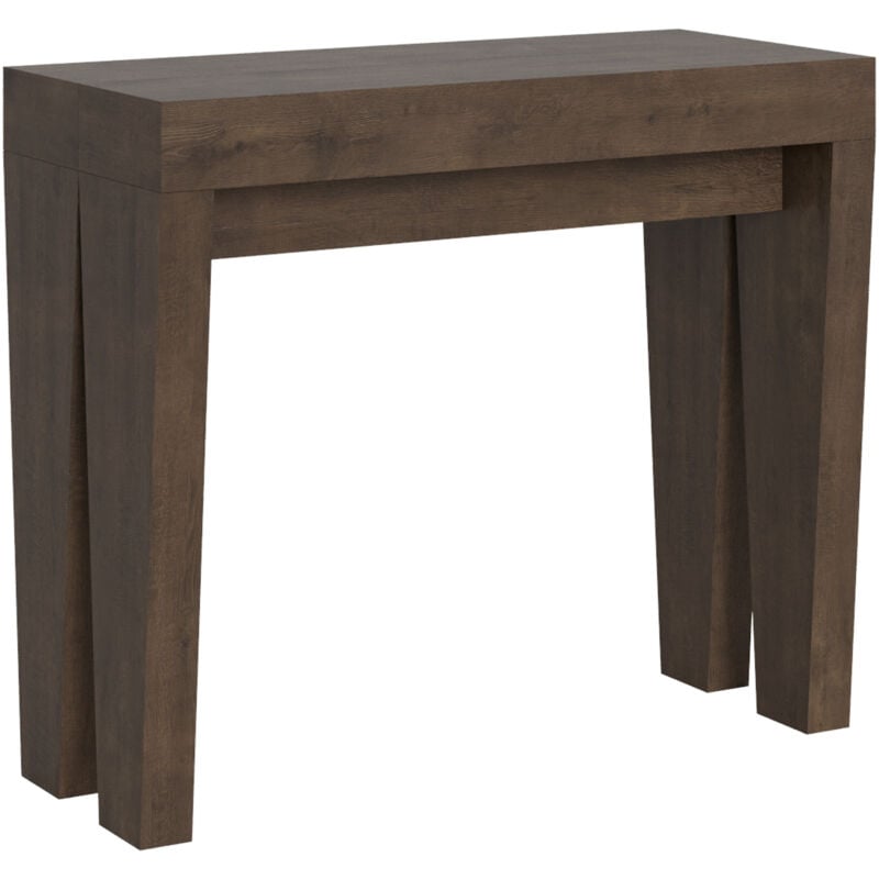 foto del prodotto consolle allungabile - spimbo - dimensioni 90x40/196 - colore noce