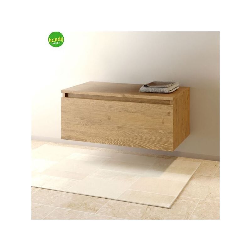 foto del prodotto consolle cassettone sospeso mobo 80x46x30 cm aramo light