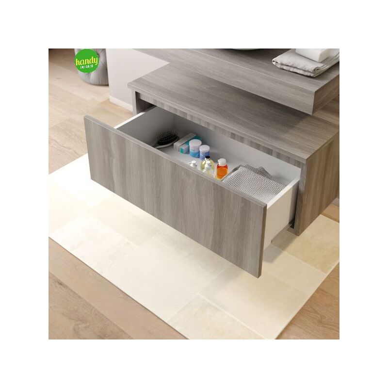 foto del prodotto consolle cassettone sospeso mobo 80x46x30 cm olmo