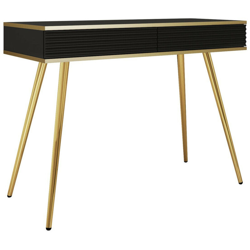 foto del prodotto consolle felduno 106, nero d oro, 80x102x50cm, con cassetti