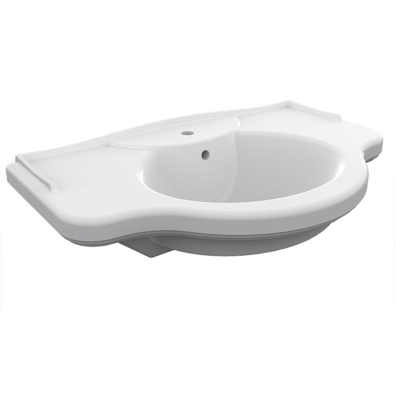 foto del prodotto consolle in ceramica 110 cm mod lc30 bianco