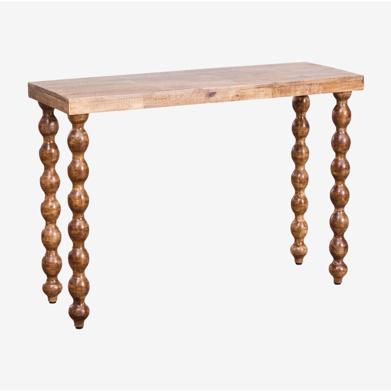 foto del prodotto consolle in legno di mango tessaia sklum
