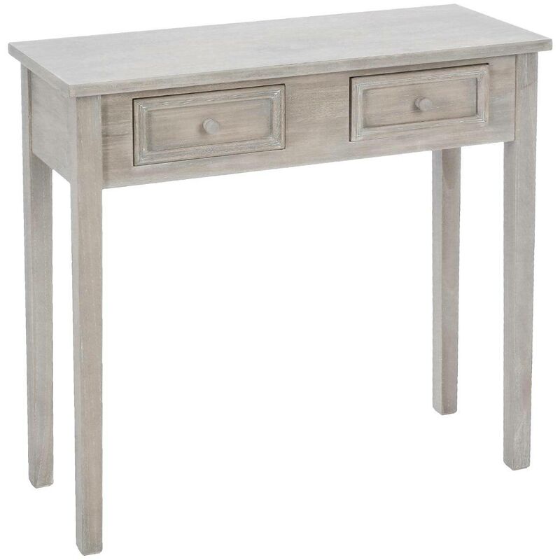 foto del prodotto consolle in legno sbiancato charme l80cm atmosphera cr ateur d int rieur