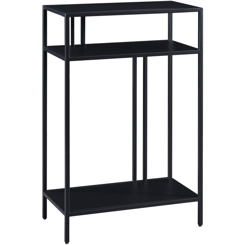 foto del prodotto consolle in metallo 85 x 55 x 30 cm nero 030008584