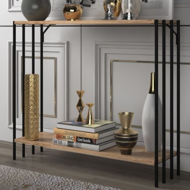 foto del prodotto consolle industriale con ripiani pitea