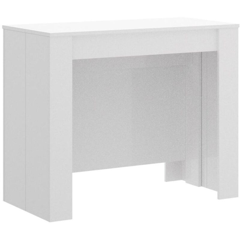 foto del prodotto consolle tavolo allungabile 10 coperti 4 prolunghe colore bianco onega