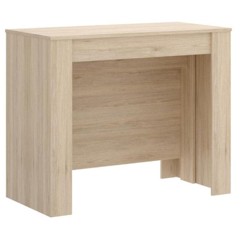 foto del prodotto consolle tavolo allungabile 10 coperti 4 prolunghe colore rovere onega