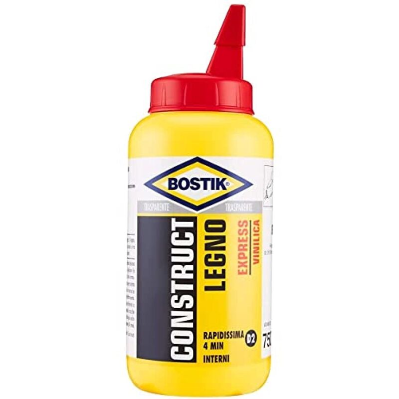 foto del prodotto construct legno express colla vinilica, bianco, 750 g bostik