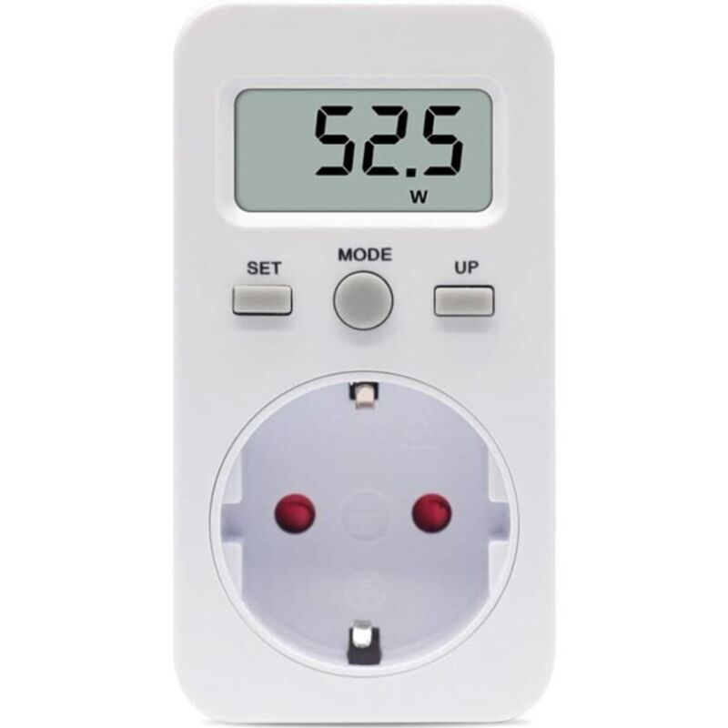 foto del prodotto contatore del consumo di energia elettrica, contatore elettrico per presa, contatore dei costi energetici, contatore dei costi dell energia