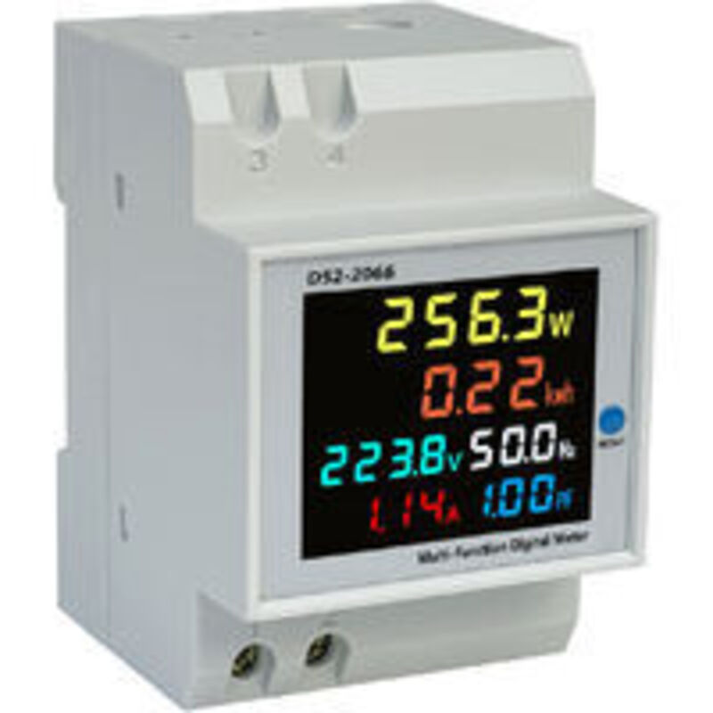foto del prodotto contatore di energia digitale ac40 300v 100a contatore di energia fdc monofase