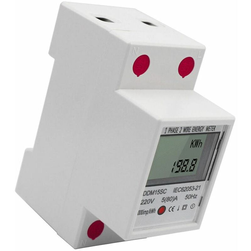 foto del prodotto contatore di energia elettrica, monitoraggio del consumo energetico, 5 80 a 220 v 50 hz