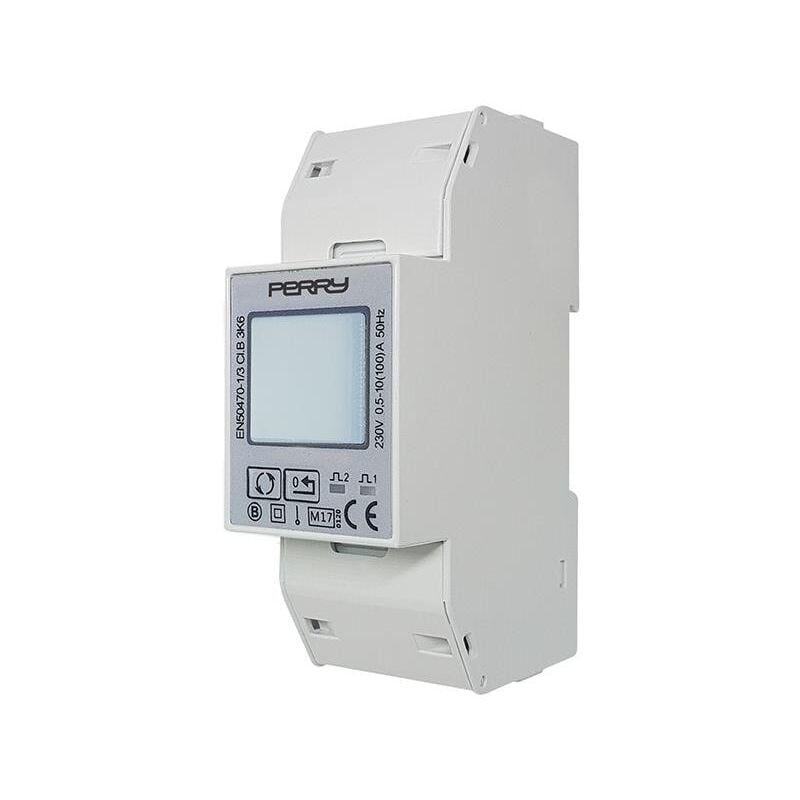 foto del prodotto contatore digitale monofase 2din 230vac 100a perry 1sdsd05cem2dgt
