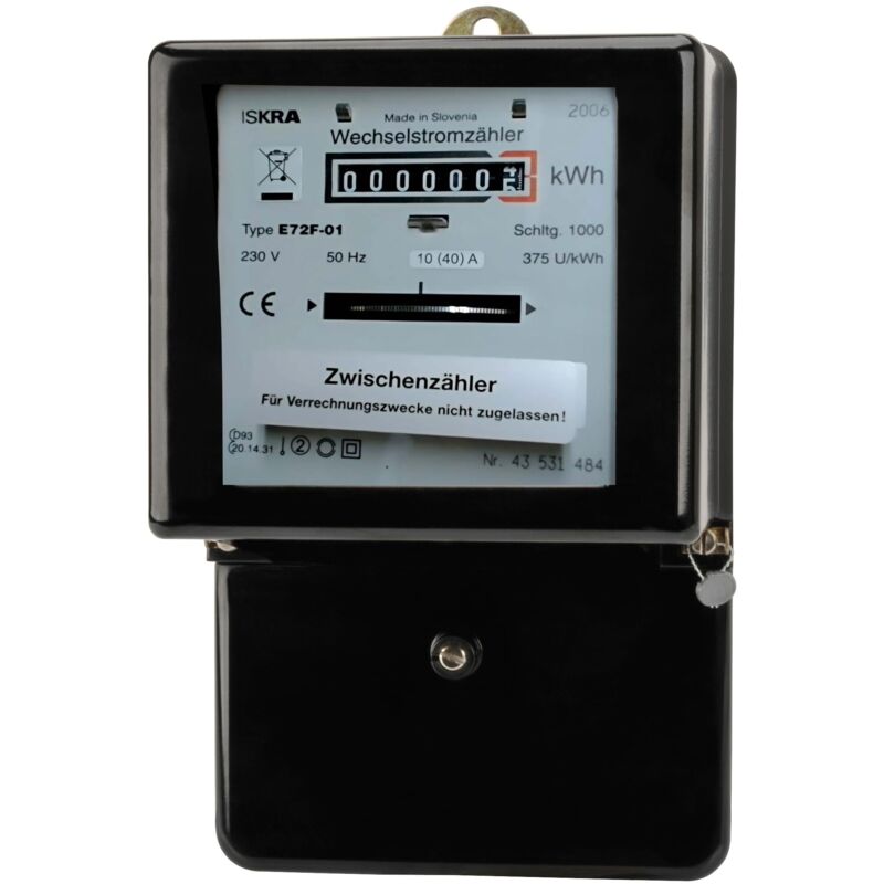 foto del prodotto contatore elettrico a corrente alternata 40740 il design pu variare unitec