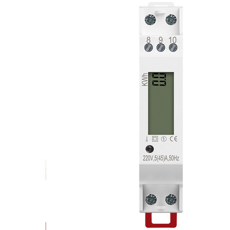 foto del prodotto contatore elettrico monofase 45 a tariffa monofasica display lcd centrale